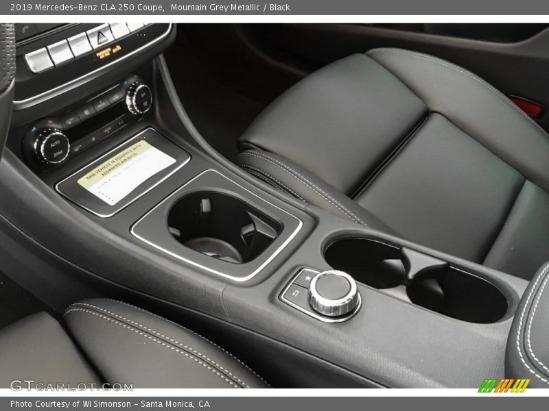 Mountain Grey Metallic / Black 2019 Mercedes-Benz CLA 250 Coupe