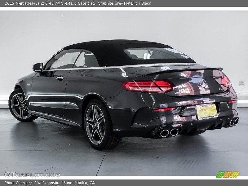 Graphite Grey Metallic / Black 2019 Mercedes-Benz C 43 AMG 4Matic Cabriolet