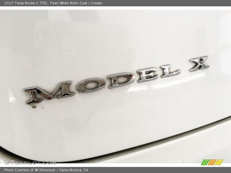  2017 Model X 75D Logo