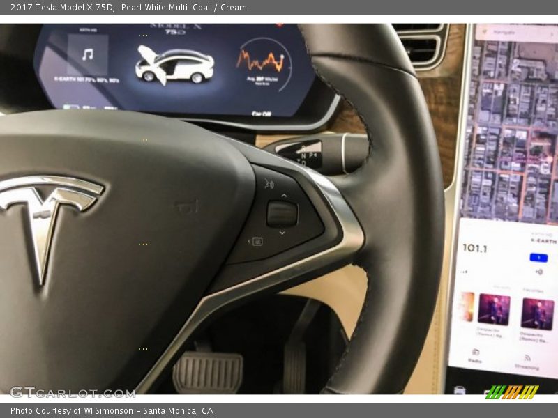  2017 Model X 75D Steering Wheel