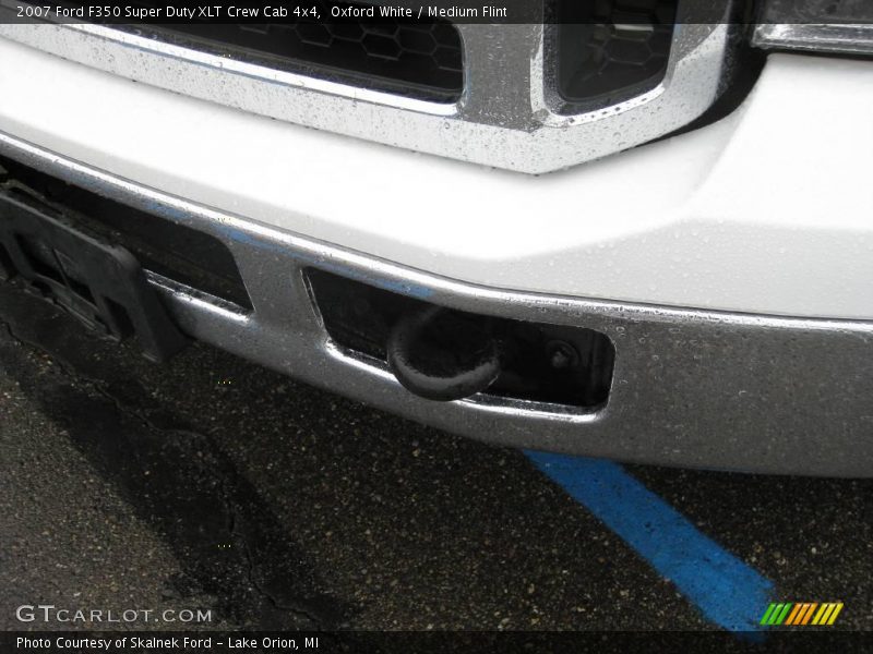 Oxford White / Medium Flint 2007 Ford F350 Super Duty XLT Crew Cab 4x4