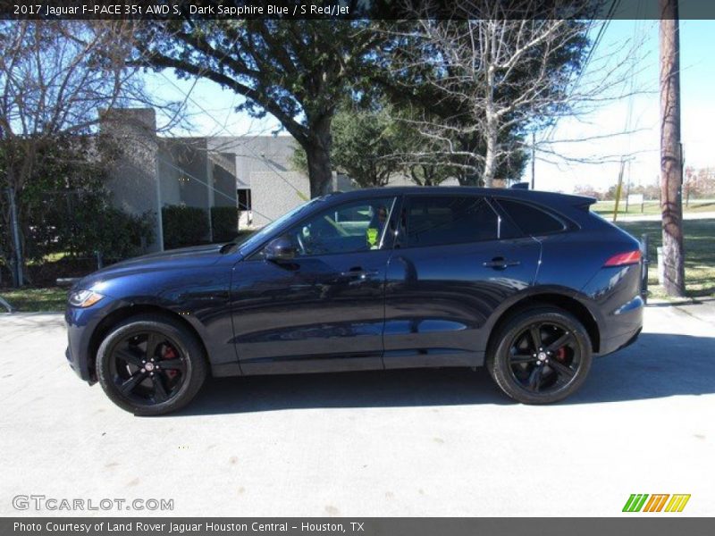  2017 F-PACE 35t AWD S Dark Sapphire Blue