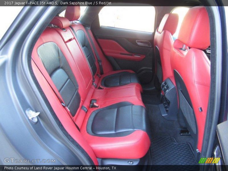 Rear Seat of 2017 F-PACE 35t AWD S