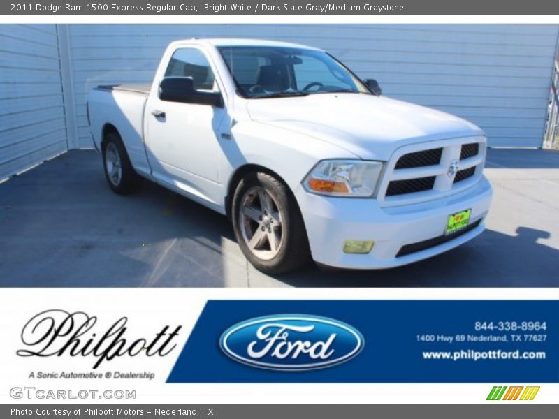 Bright White / Dark Slate Gray/Medium Graystone 2011 Dodge Ram 1500 Express Regular Cab