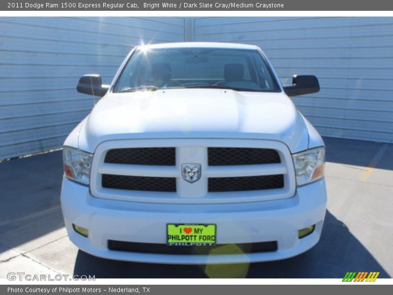Bright White / Dark Slate Gray/Medium Graystone 2011 Dodge Ram 1500 Express Regular Cab