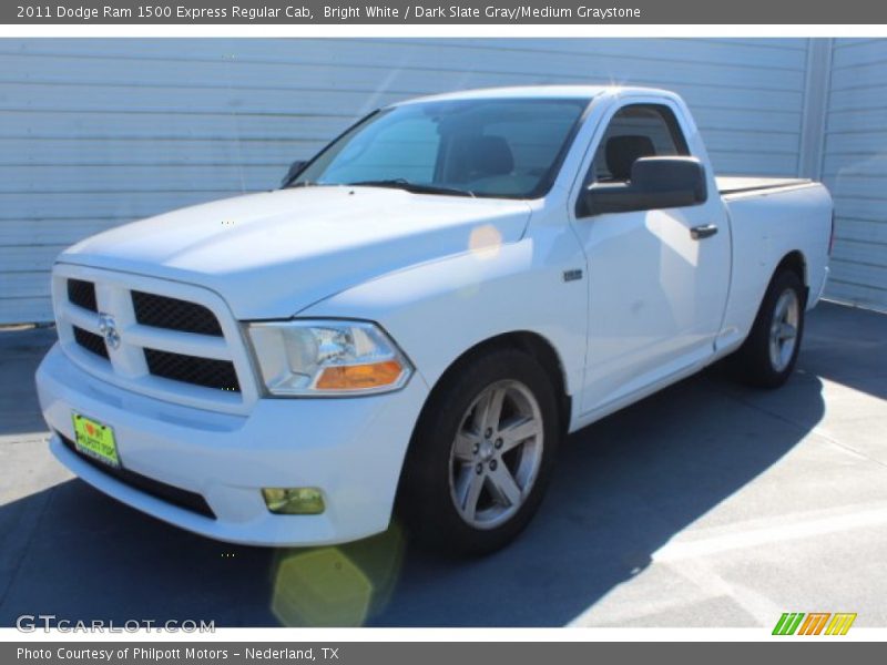 Bright White / Dark Slate Gray/Medium Graystone 2011 Dodge Ram 1500 Express Regular Cab