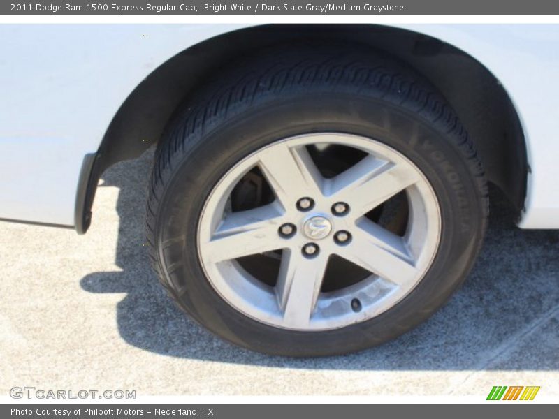 Bright White / Dark Slate Gray/Medium Graystone 2011 Dodge Ram 1500 Express Regular Cab