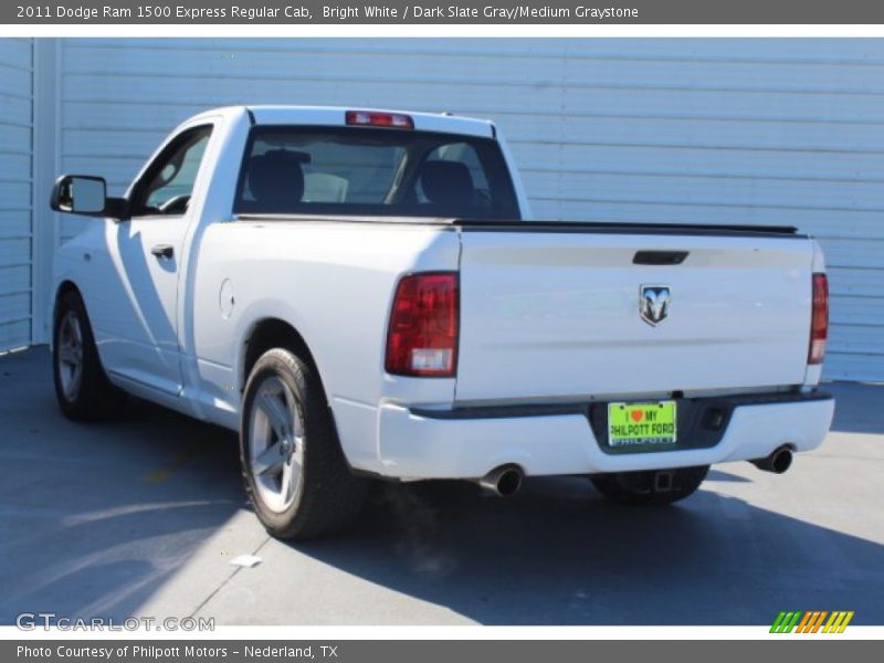 Bright White / Dark Slate Gray/Medium Graystone 2011 Dodge Ram 1500 Express Regular Cab
