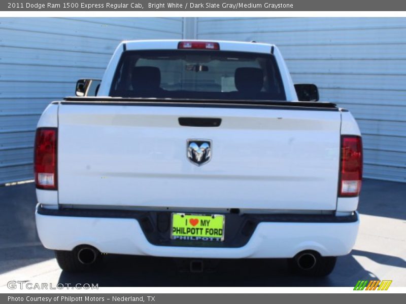 Bright White / Dark Slate Gray/Medium Graystone 2011 Dodge Ram 1500 Express Regular Cab