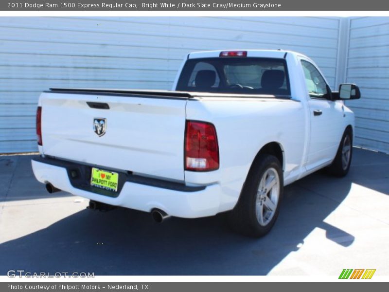 Bright White / Dark Slate Gray/Medium Graystone 2011 Dodge Ram 1500 Express Regular Cab