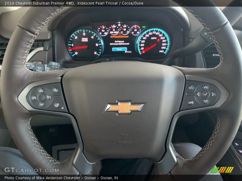 Iridescent Pearl Tricoat / Cocoa/Dune 2019 Chevrolet Suburban Premier 4WD