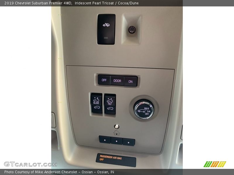 Iridescent Pearl Tricoat / Cocoa/Dune 2019 Chevrolet Suburban Premier 4WD