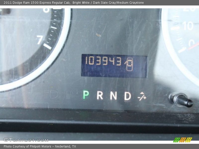 Bright White / Dark Slate Gray/Medium Graystone 2011 Dodge Ram 1500 Express Regular Cab