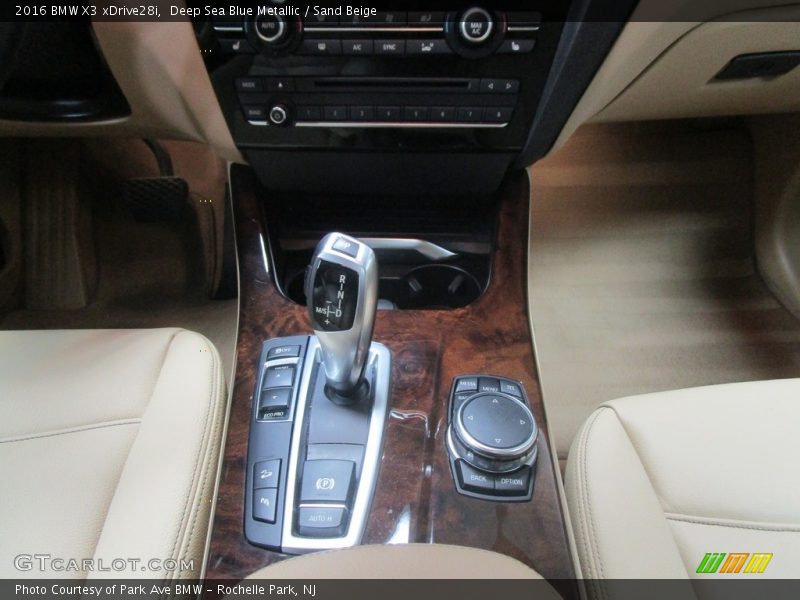 Deep Sea Blue Metallic / Sand Beige 2016 BMW X3 xDrive28i