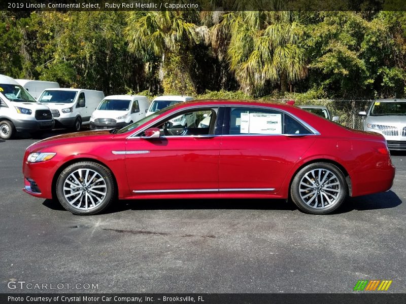  2019 Continental Select Ruby Red Metallic