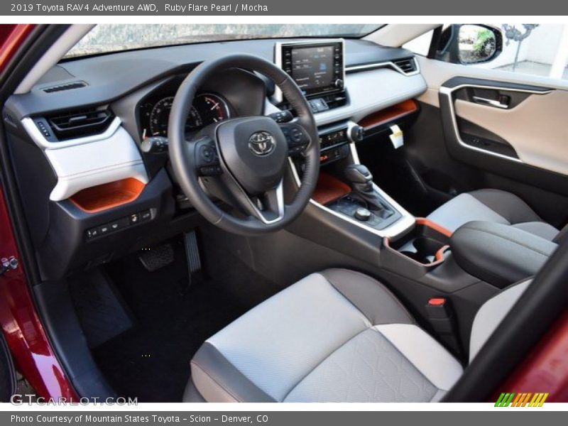 Ruby Flare Pearl / Mocha 2019 Toyota RAV4 Adventure AWD