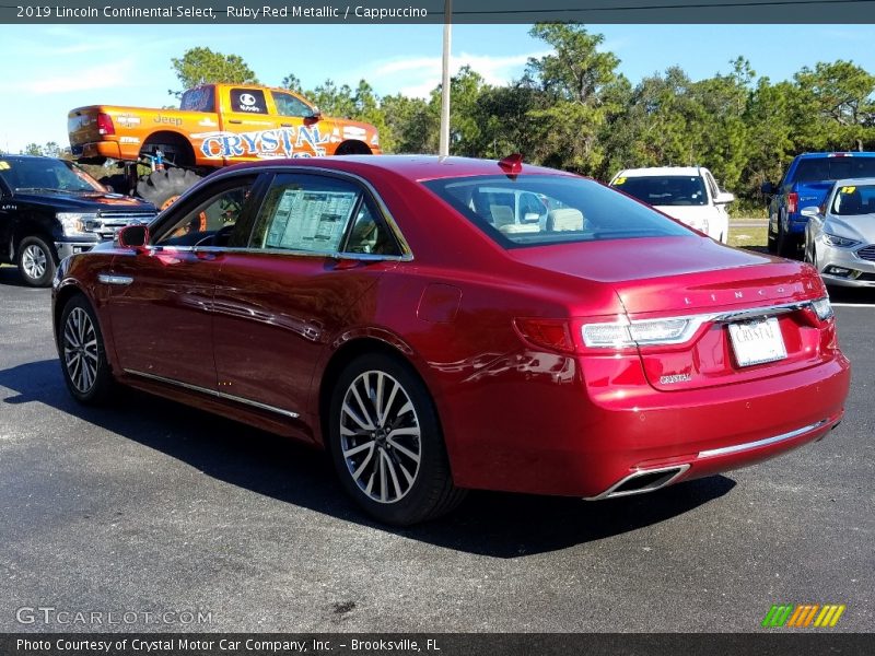 Ruby Red Metallic / Cappuccino 2019 Lincoln Continental Select