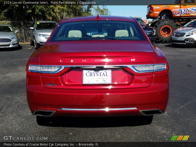 Ruby Red Metallic / Cappuccino 2019 Lincoln Continental Select