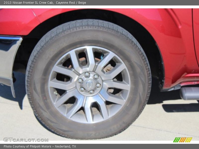 Cayenne Red / Beige 2013 Nissan Frontier SL Crew Cab