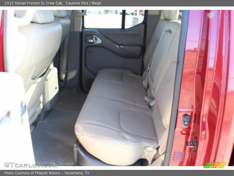 Cayenne Red / Beige 2013 Nissan Frontier SL Crew Cab