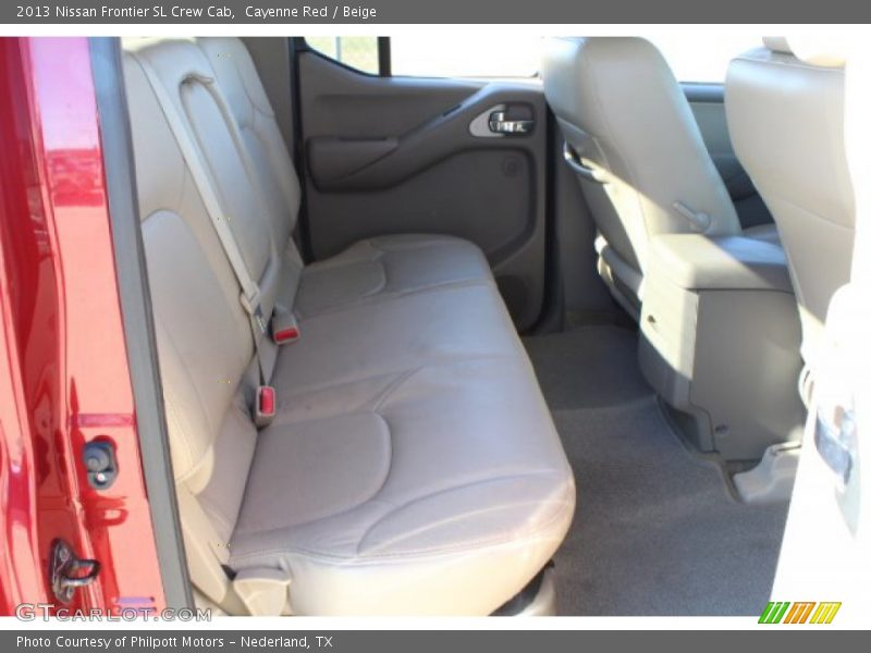 Cayenne Red / Beige 2013 Nissan Frontier SL Crew Cab