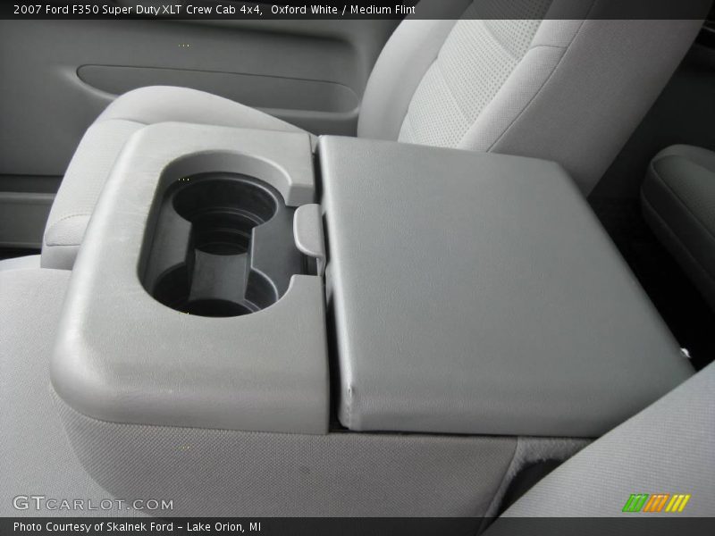 Oxford White / Medium Flint 2007 Ford F350 Super Duty XLT Crew Cab 4x4