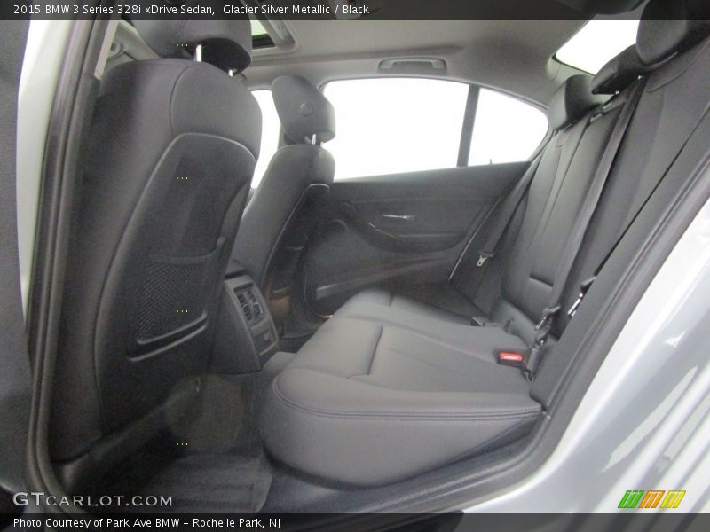 Glacier Silver Metallic / Black 2015 BMW 3 Series 328i xDrive Sedan