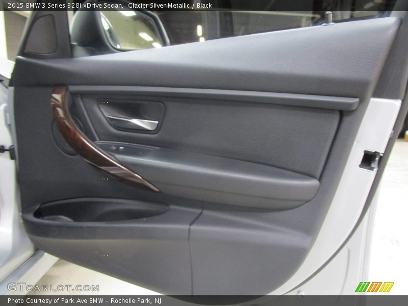 Glacier Silver Metallic / Black 2015 BMW 3 Series 328i xDrive Sedan