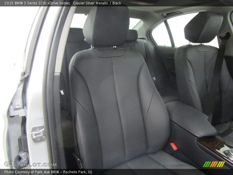 Glacier Silver Metallic / Black 2015 BMW 3 Series 328i xDrive Sedan