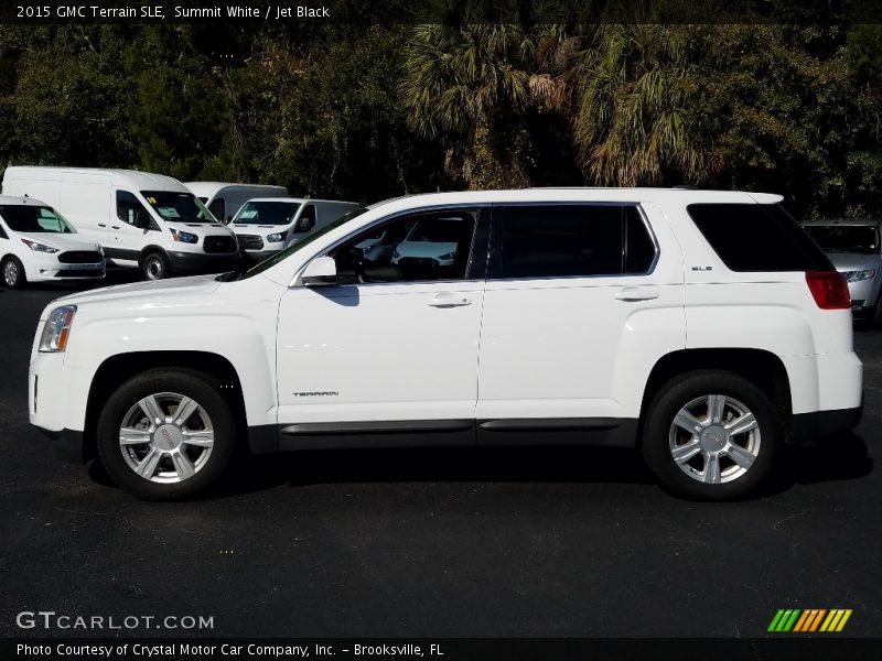 Summit White / Jet Black 2015 GMC Terrain SLE