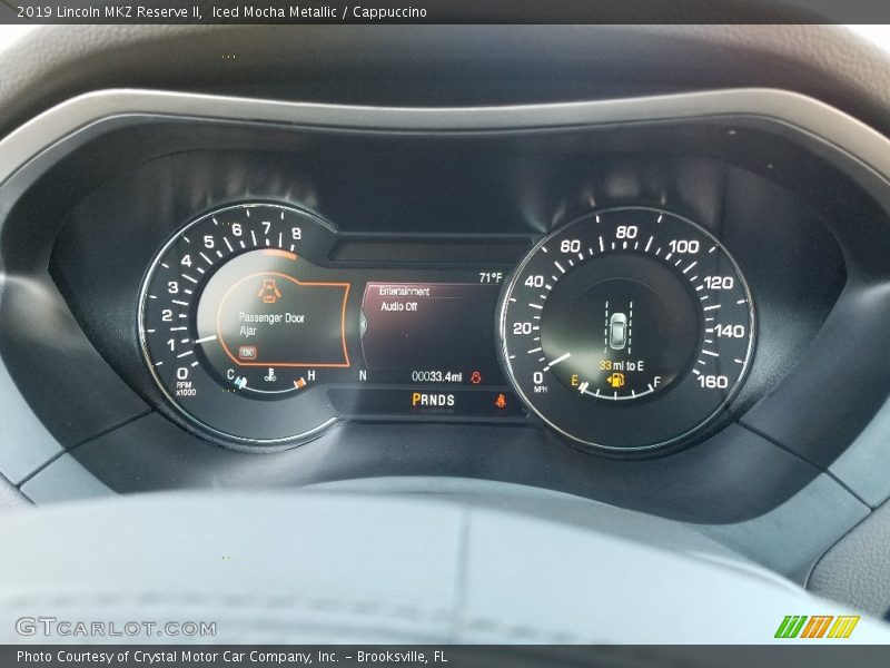 Iced Mocha Metallic / Cappuccino 2019 Lincoln MKZ Reserve II