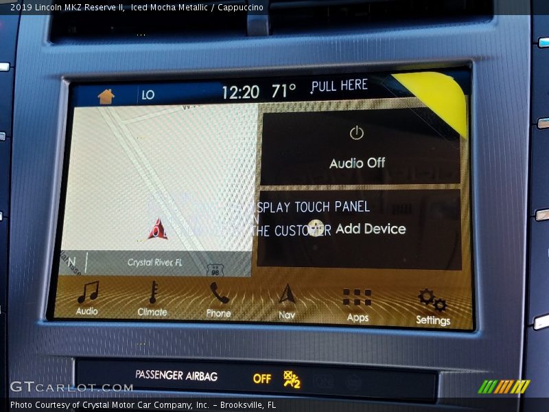 Iced Mocha Metallic / Cappuccino 2019 Lincoln MKZ Reserve II