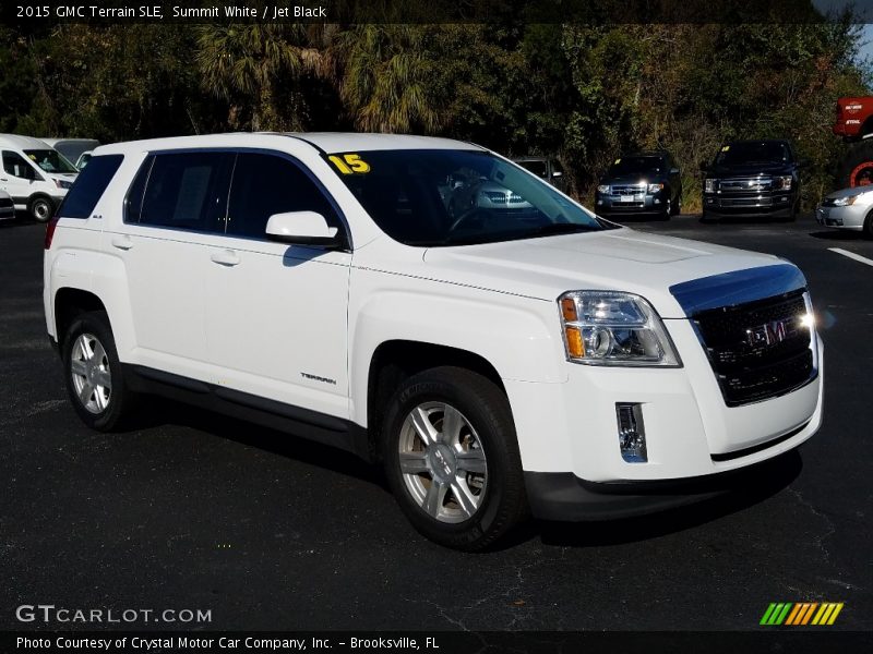 Summit White / Jet Black 2015 GMC Terrain SLE