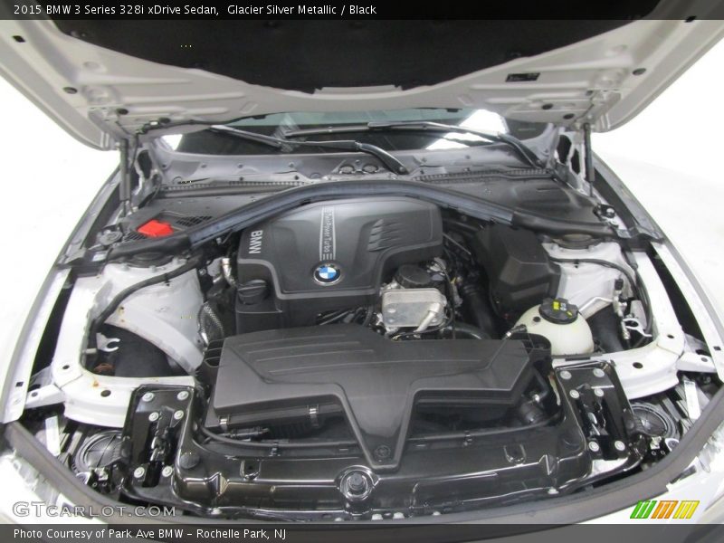 Glacier Silver Metallic / Black 2015 BMW 3 Series 328i xDrive Sedan
