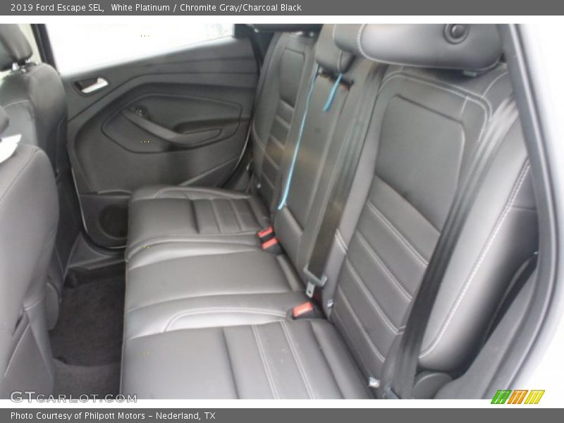 White Platinum / Chromite Gray/Charcoal Black 2019 Ford Escape SEL