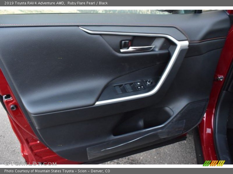 Ruby Flare Pearl / Black 2019 Toyota RAV4 Adventure AWD
