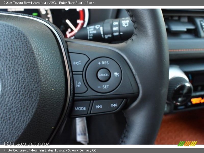 Ruby Flare Pearl / Black 2019 Toyota RAV4 Adventure AWD
