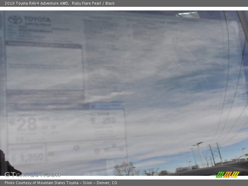 Ruby Flare Pearl / Black 2019 Toyota RAV4 Adventure AWD