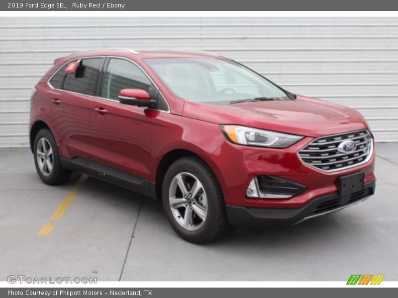 Ruby Red / Ebony 2019 Ford Edge SEL