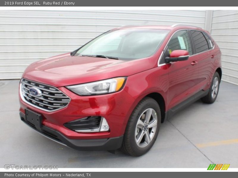 Ruby Red / Ebony 2019 Ford Edge SEL
