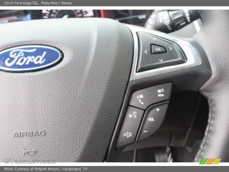 Ruby Red / Ebony 2019 Ford Edge SEL