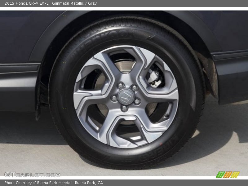 Gunmetal Metallic / Gray 2019 Honda CR-V EX-L