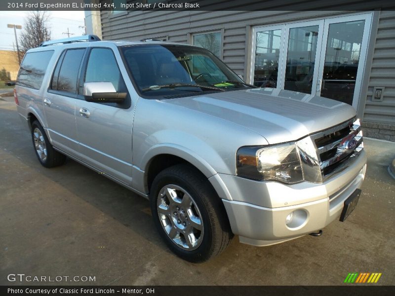 Ingot Silver / Charcoal Black 2014 Ford Expedition EL Limited 4x4