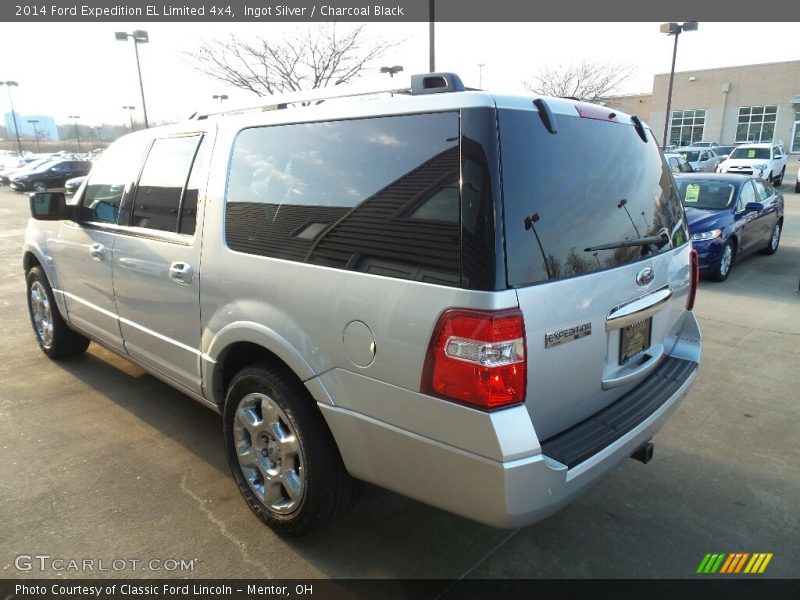 Ingot Silver / Charcoal Black 2014 Ford Expedition EL Limited 4x4