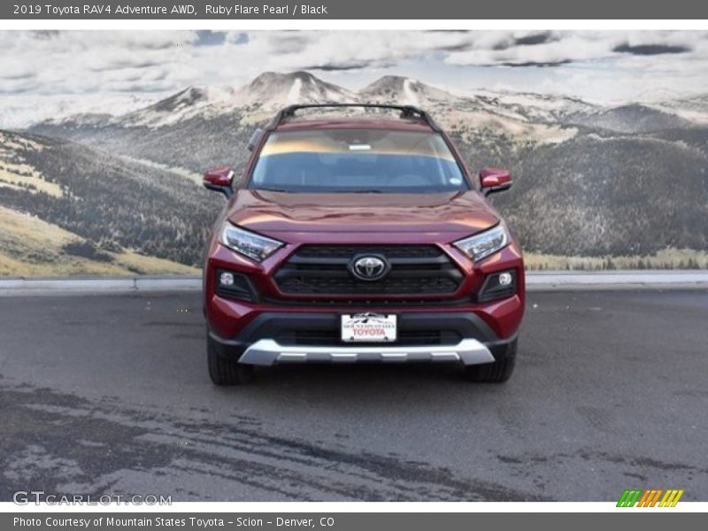 Ruby Flare Pearl / Black 2019 Toyota RAV4 Adventure AWD