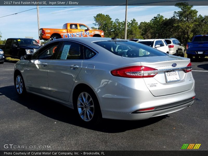 Ingot Silver / Ebony 2017 Ford Fusion Hybrid SE