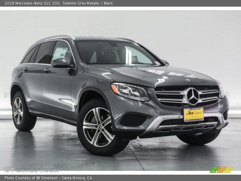 Selenite Grey Metallic / Black 2018 Mercedes-Benz GLC 300