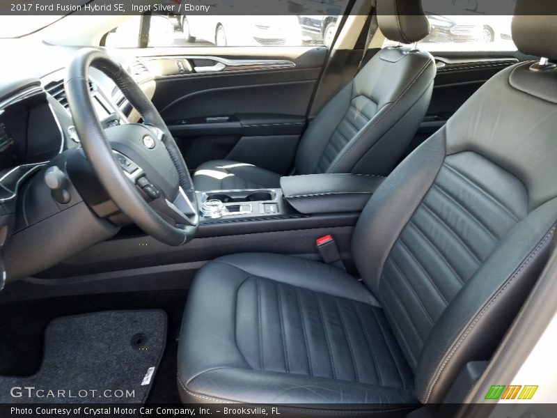 Ingot Silver / Ebony 2017 Ford Fusion Hybrid SE