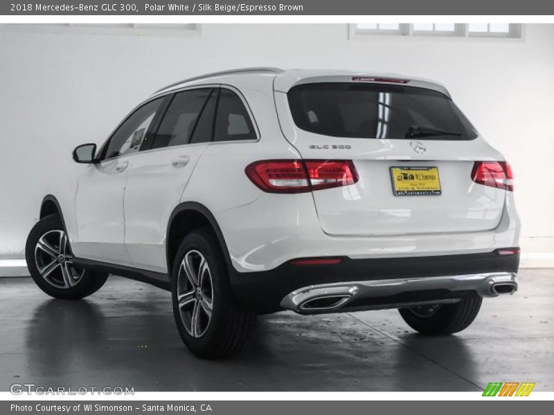 Polar White / Silk Beige/Espresso Brown 2018 Mercedes-Benz GLC 300