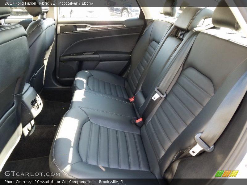 Ingot Silver / Ebony 2017 Ford Fusion Hybrid SE